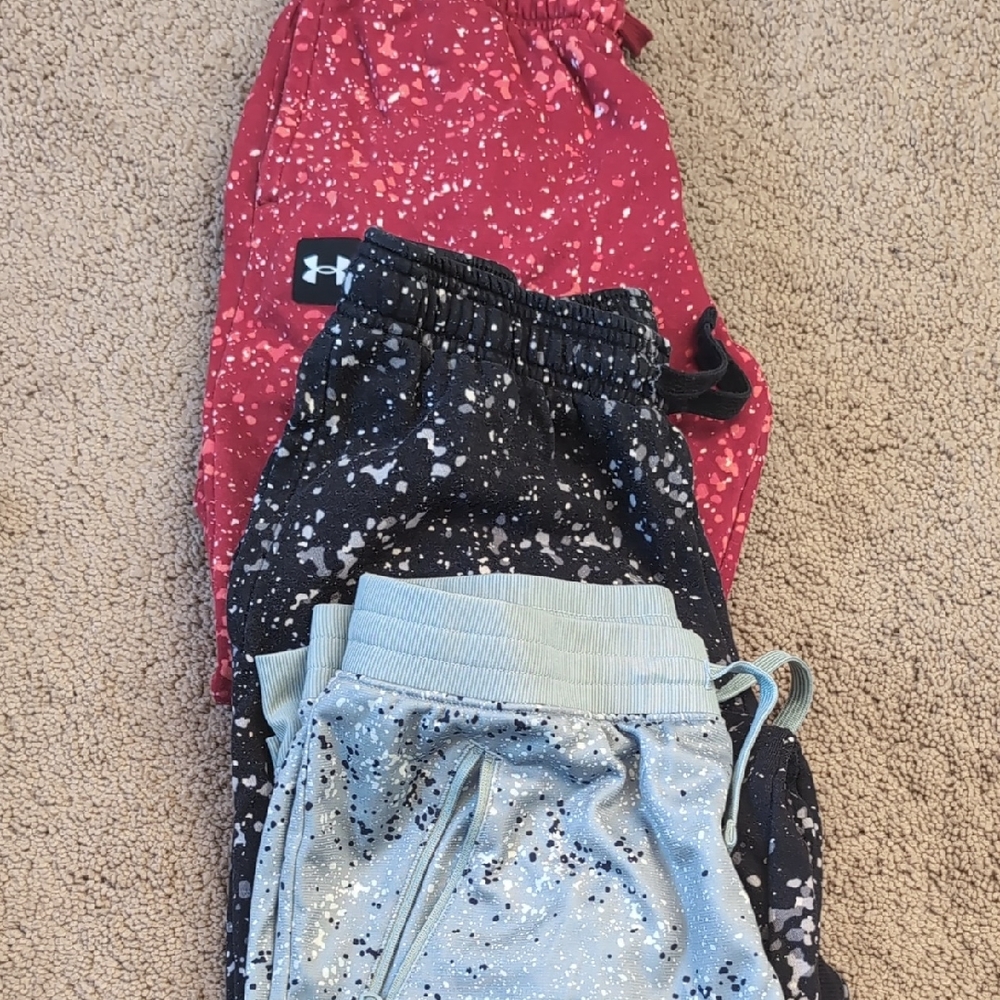 Under Armour Kids' Joggers - Black, Red, Light Blue